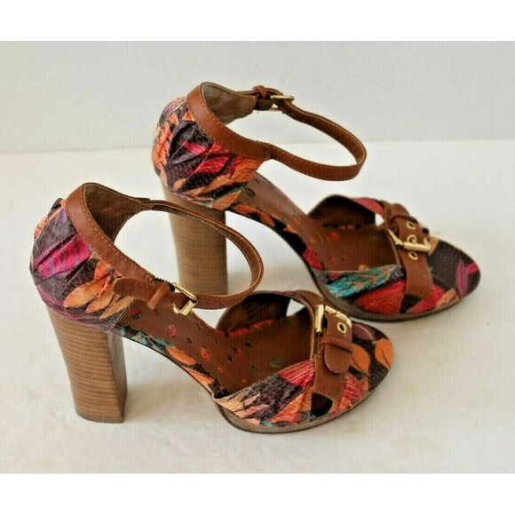 Not Rated Crush On You Heels Boho Sandals Shoes w/Box Womens Size 6 M - Picture 5 of 9